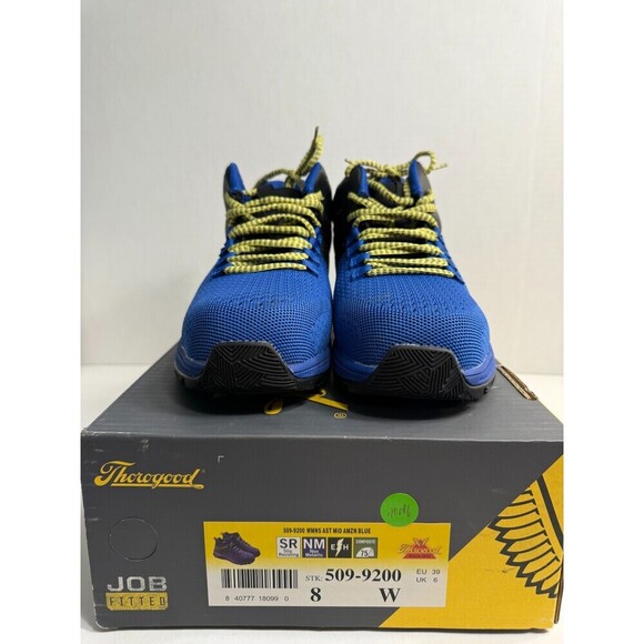 .10096 Thorogood Work Boots Blue/Black-US 8 Womens - Picture 2 of 5